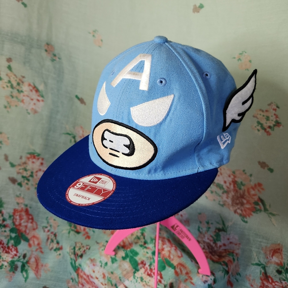 Limited Edition Marvel x Toki Doki Captain America Unisex Snaback Hat 9FIFTY